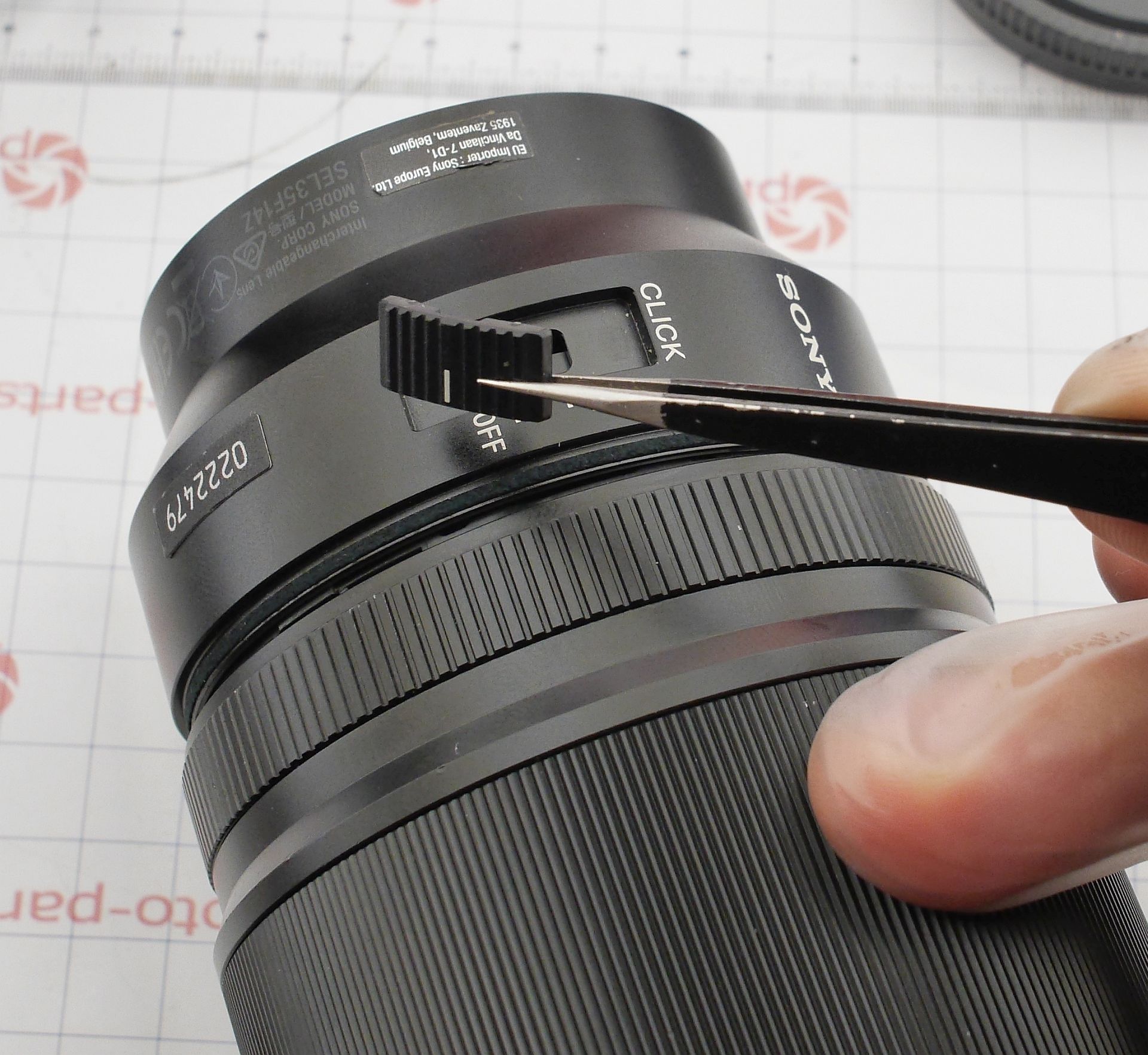 Sony FE 35mm 1.4ZA ремонт мотора фокусировки и странности